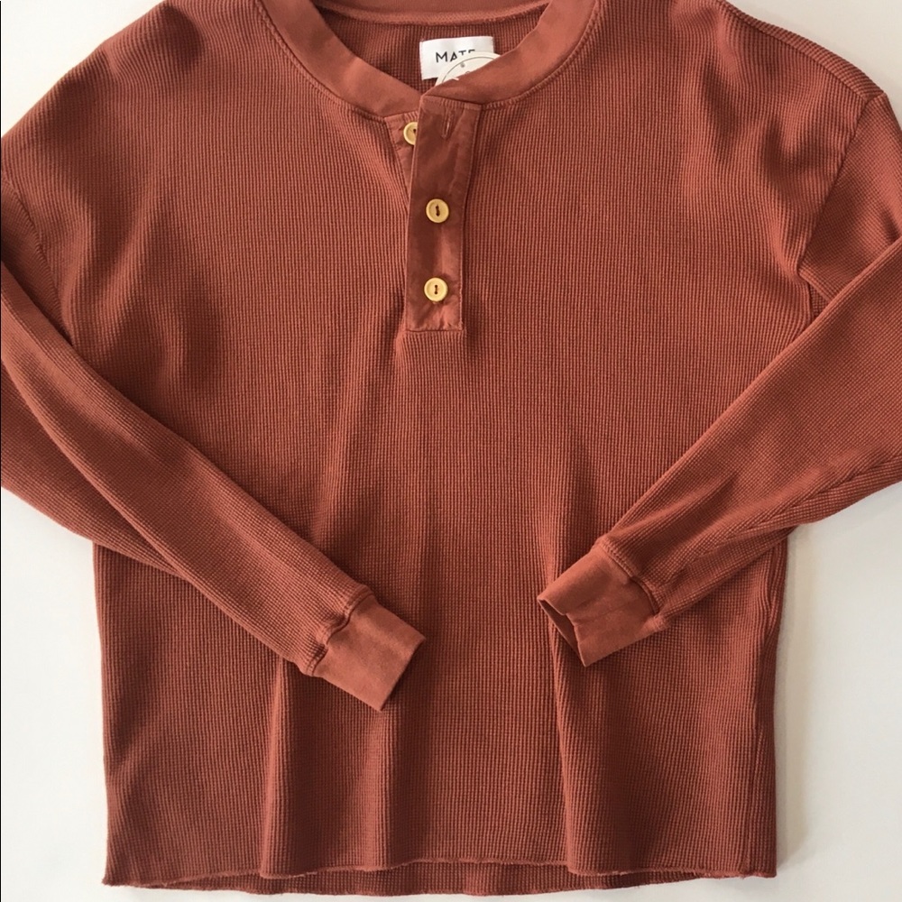 Mate the Label Rust Henley